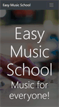 Mobile Screenshot of easymusicschool.com